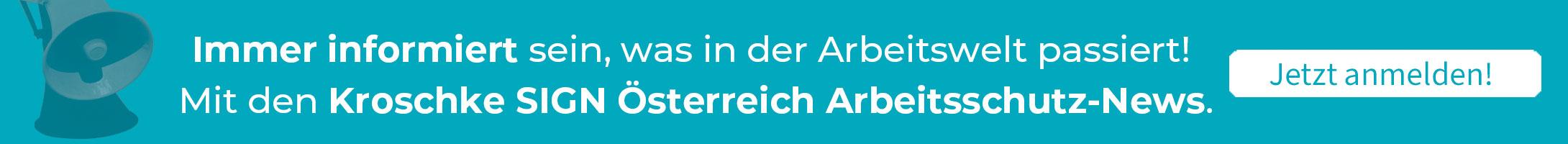Jetzt zum Kroschke SIGN Österreich Newsletter anmelden!