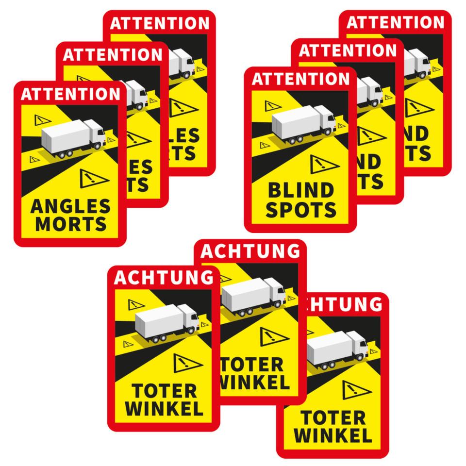 Toter Winkel Aufkleber Abnehmbar