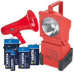 Leuchten und Megafone kaufen