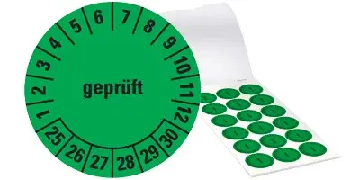 Prüfplaketten geprüft kaufen