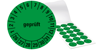 Prüfplaketten geprüft kaufen