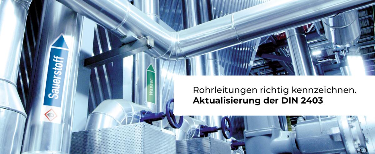 Rohrleitungen richtig kennzeichnen