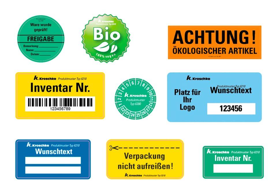 Kroschke SIGN - Material für Aufkleber testen