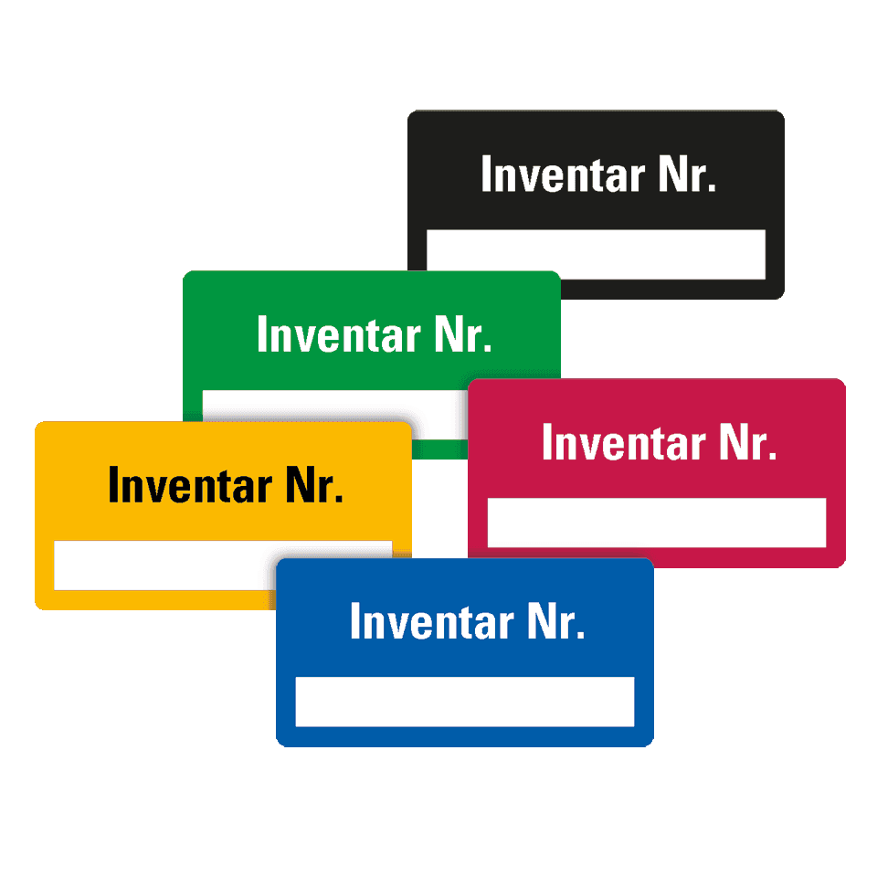 Inventaretiketten kaufen