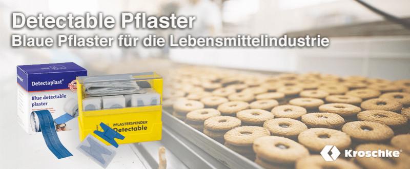 detektierbare blaue Pflaster