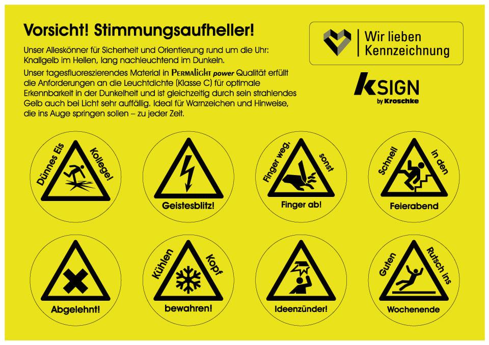 PERMALIGHT® Sammelbogen - Aufkleber