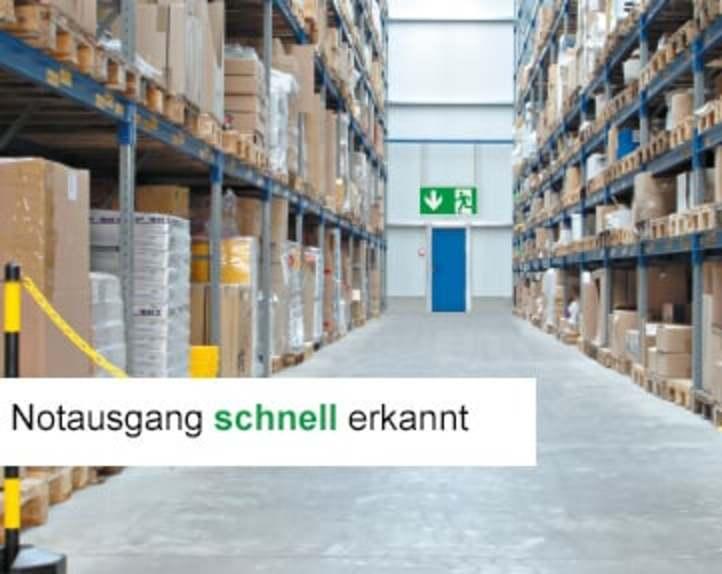 Notausgang Schild XXL
