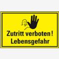 Hinweisschilder zur Kennzeichnung