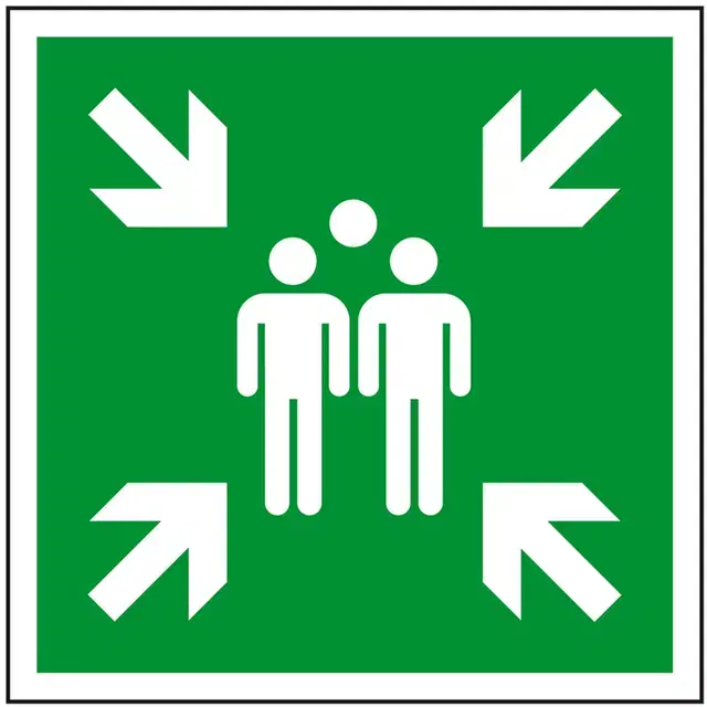 Sammelstelle und Sammelplatz Schilder kaufen