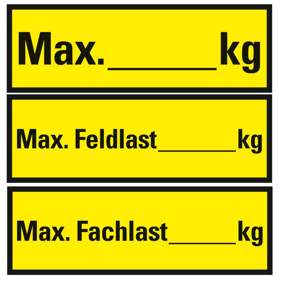 Regalbelastungsaufkleber kaufen