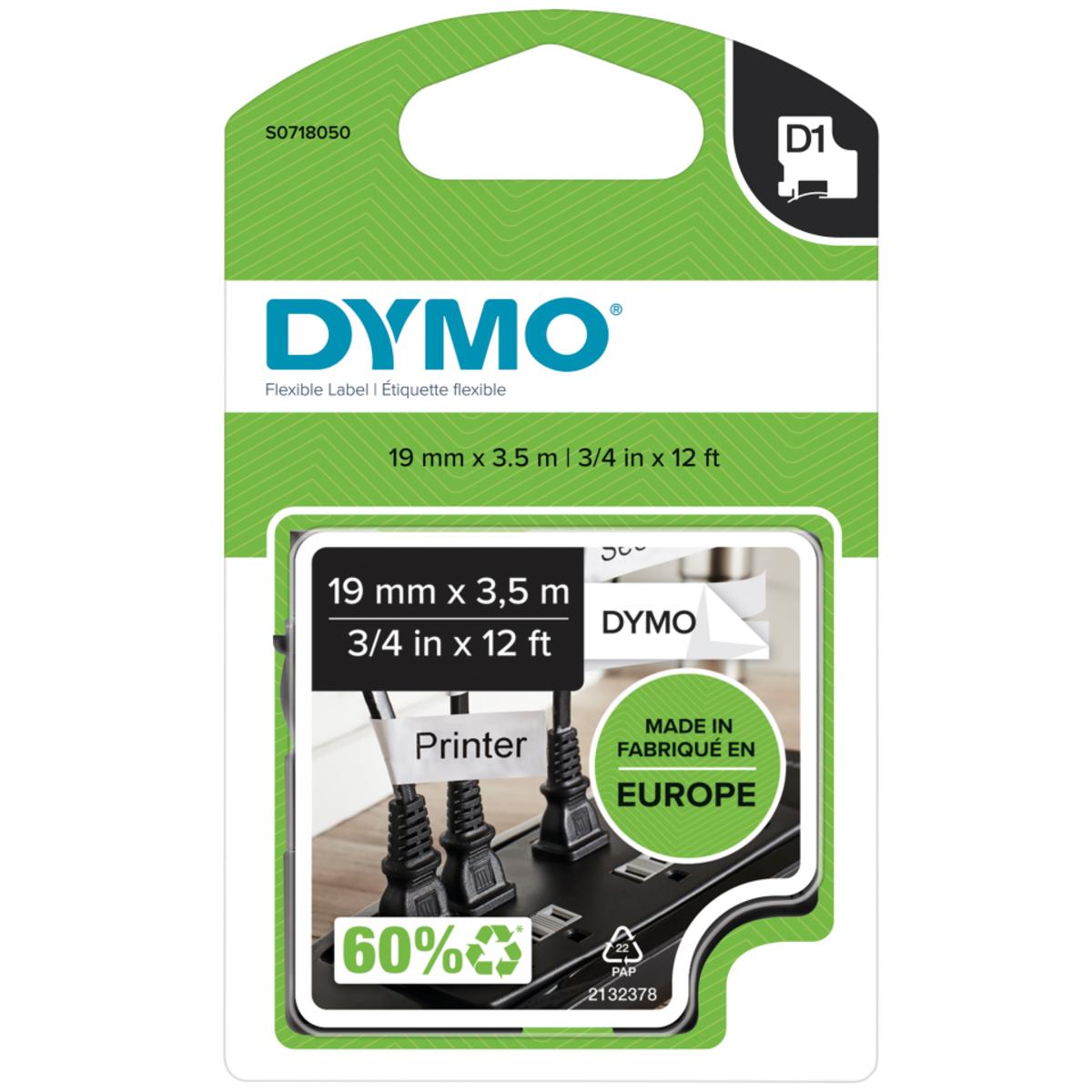 DYMO® Schriftband für DYMO® LabelManager™ kompatibel mit: DYMO® LabelManager™ 210, 210D+, 360, 420P, 500TS, 640CB, PnP, 280, 450 DUO